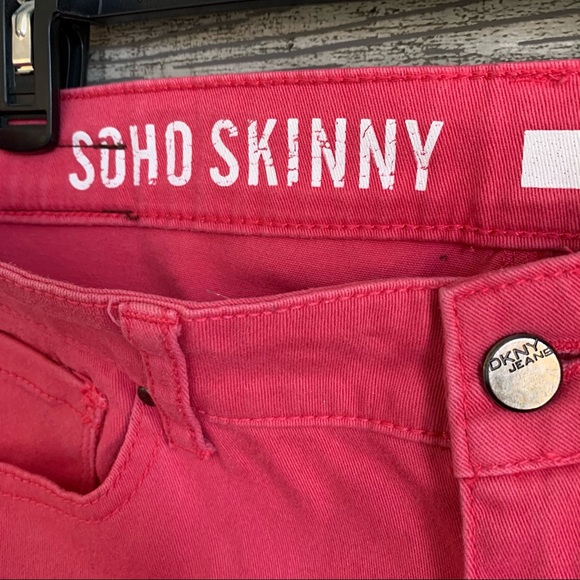 DKNY Soho Skinny Jeans Pink Size 8 - Picture 6 of 8